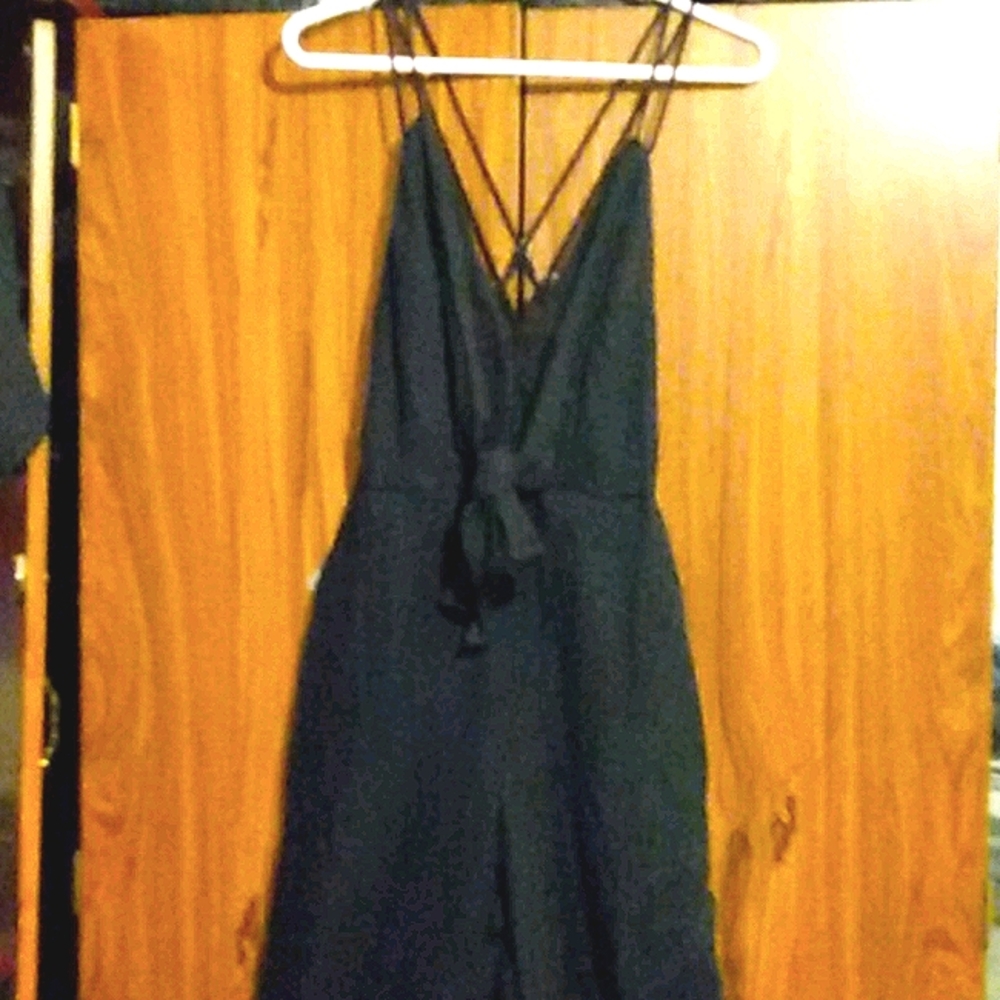 Black Abercrombie and Fitch Sleeveless Romper